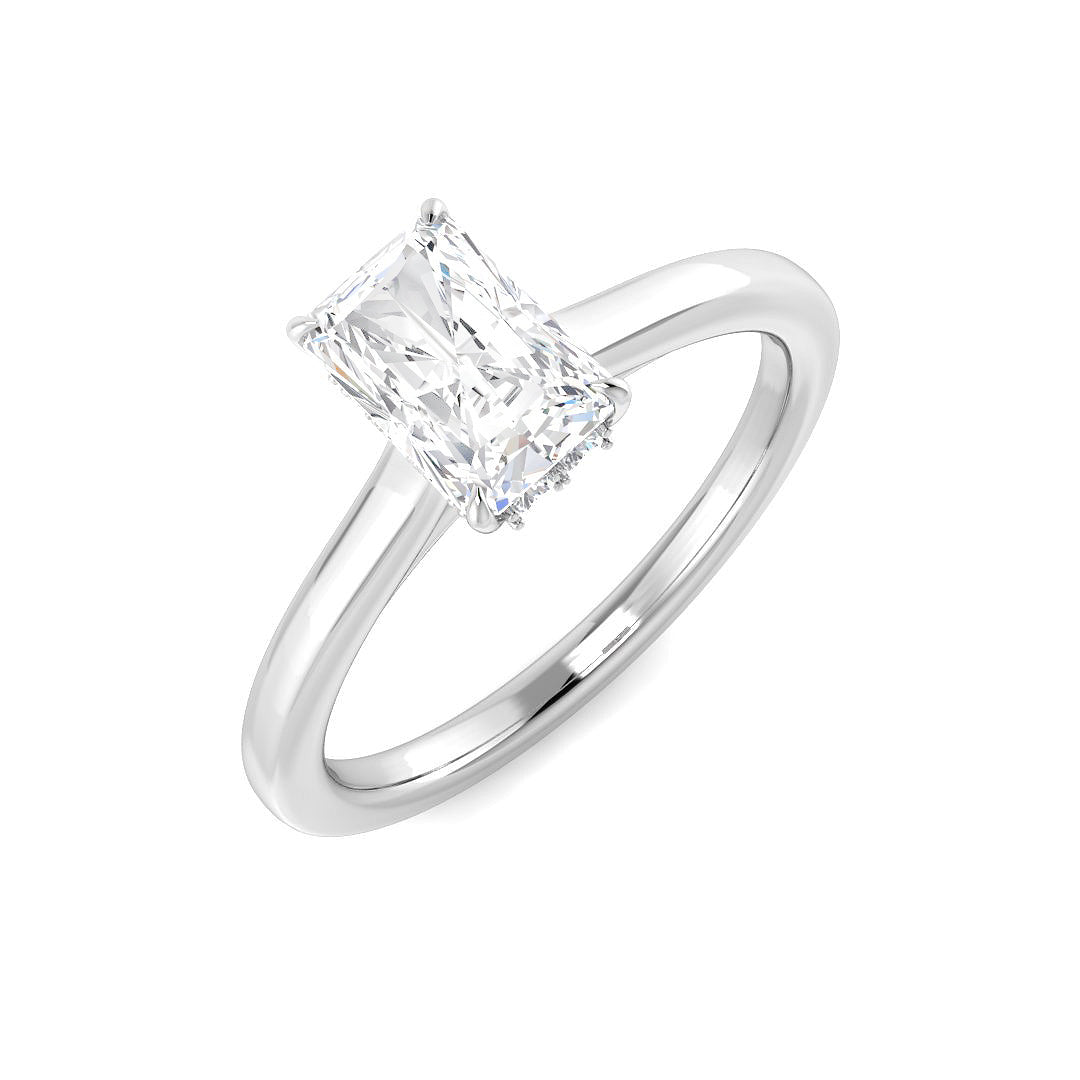 Engagement Lab-Grown Diamond Ring 1.13ct–1.15ct – SR5582-R/C – 9k White Gold