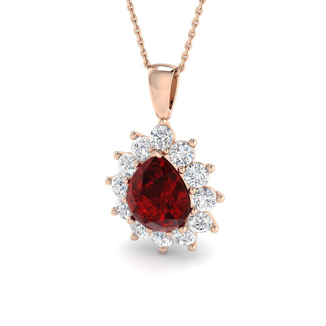 Ruby Diamond Ring 1.68ct–5.65ct – SP4484~RY – 18k Rose Gold