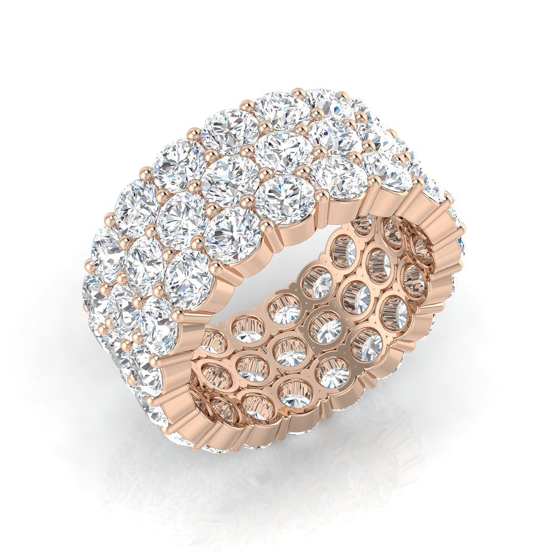 Full Eternity Diamond Ring 1.88ct–8.38ct – BJR0312 – 18k Rose Gold