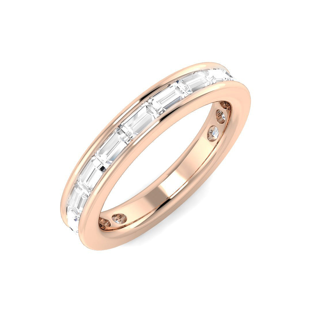 Half Eternity Diamond Ring 1.08ct – SR5720 – 18k Rose Gold