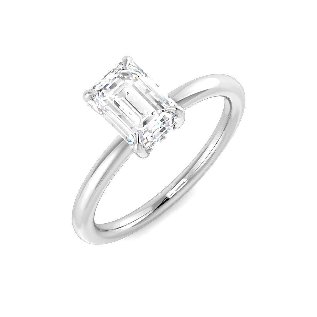 Engagement Lab-Grown Diamond Ring 1.1ct–1.14ct – SR5924 – 9k White Gold