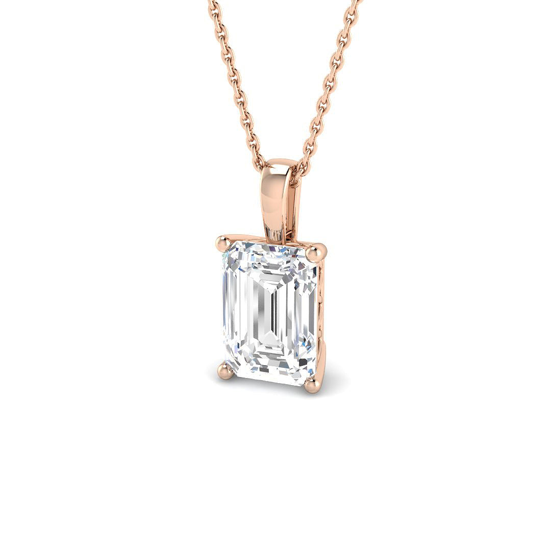 Solitaire Lab-Grown Diamond Ring 3.08ct – SP7144 – 18k Rose Gold
