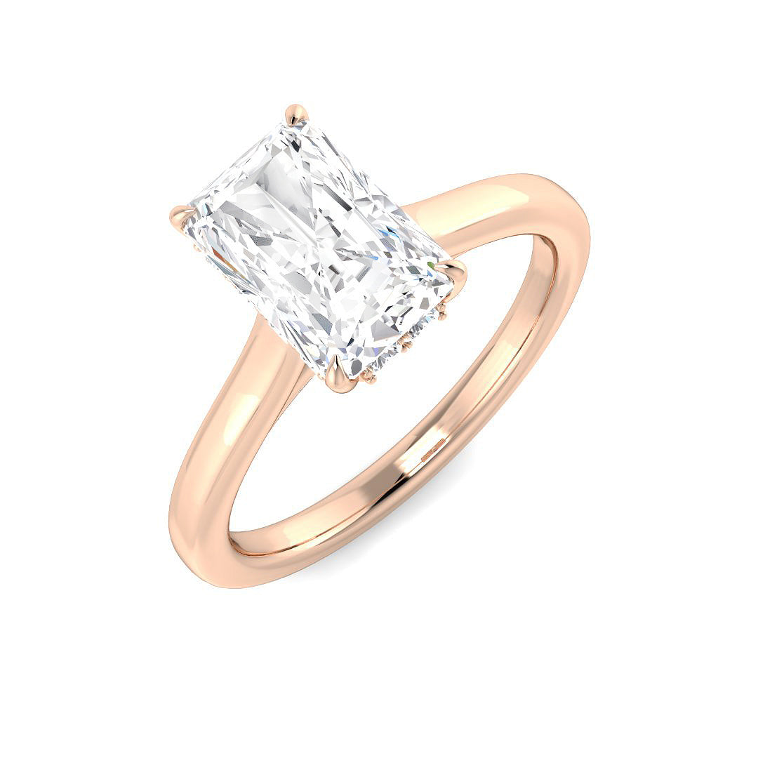 Engagement Lab-Grown Diamond Ring 2.2ct – SR5583-R/C – 18k Rose Gold