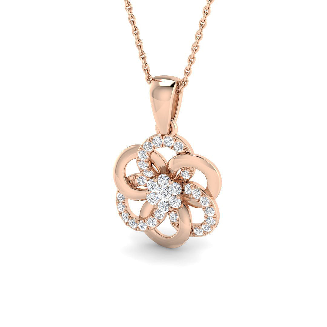 Shape Diamond Ring 0.11ct–0.37ct – SP6681 – 18k Rose Gold