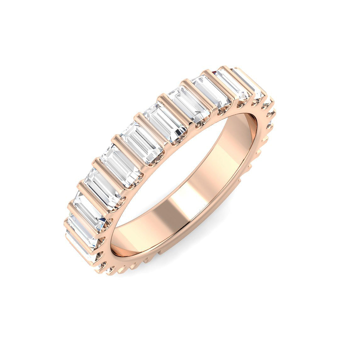 Half Eternity Diamond Ring 0.86ct–1.06ct – SR6579 – 18k Rose Gold