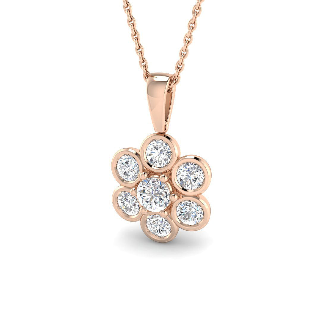 Shape Diamond Ring 0.99ct – SP6723 – 18k Rose Gold