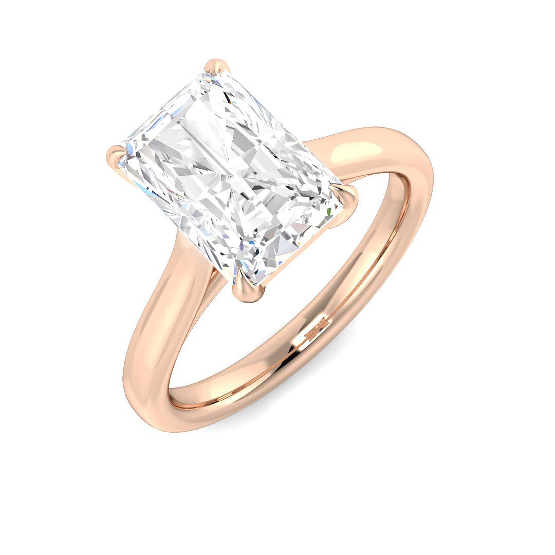Engagement Lab-Grown Diamond Ring 1.52ct–2.52ct – SR4172 – 18k Rose Gold