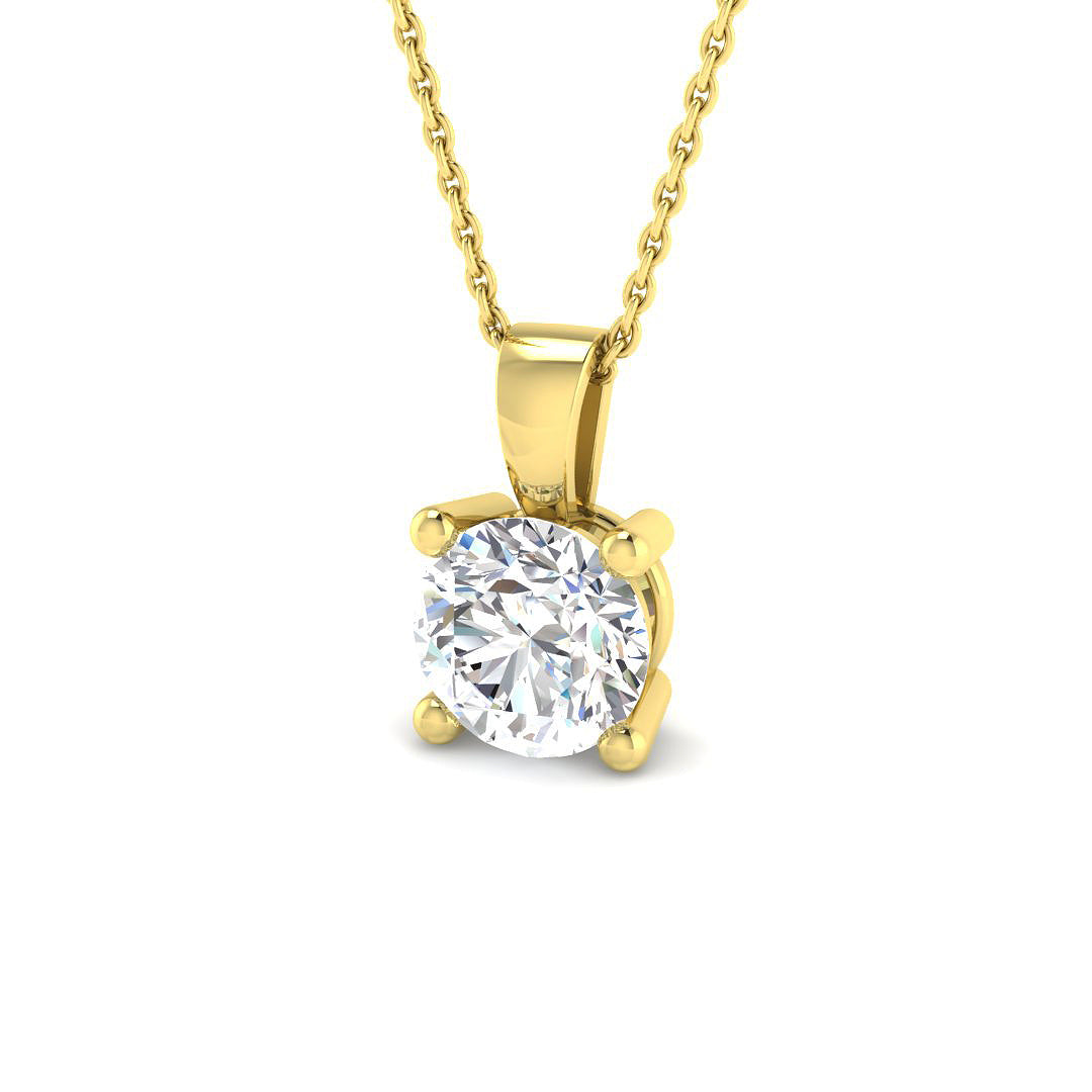 Solitaire Diamond Ring 0.86ct–5.02ct – SP4993A-11 – 9k Yellow Gold