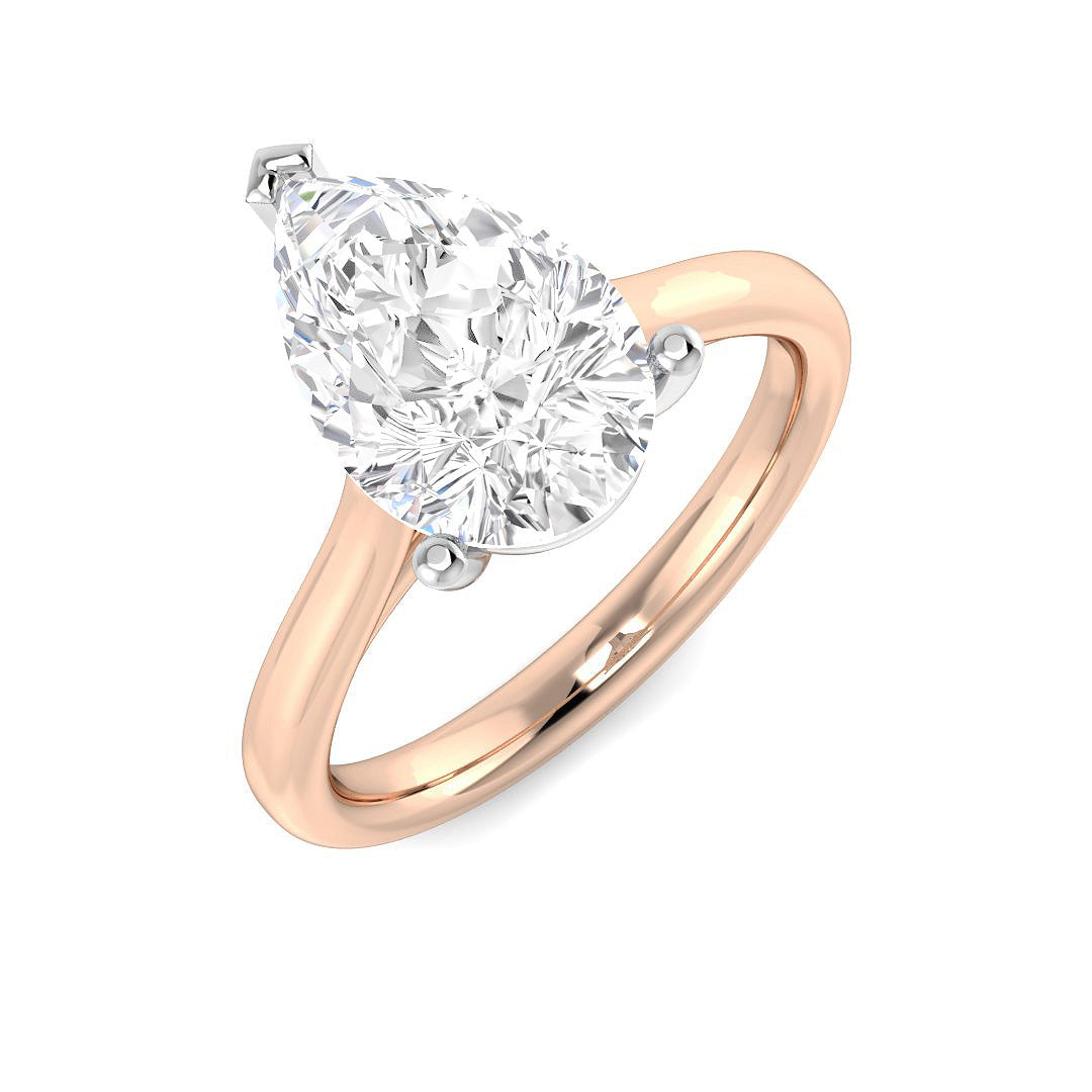 Engagement Lab-Grown Diamond Ring 3.03ct – SR4903 – 18k Rose Gold