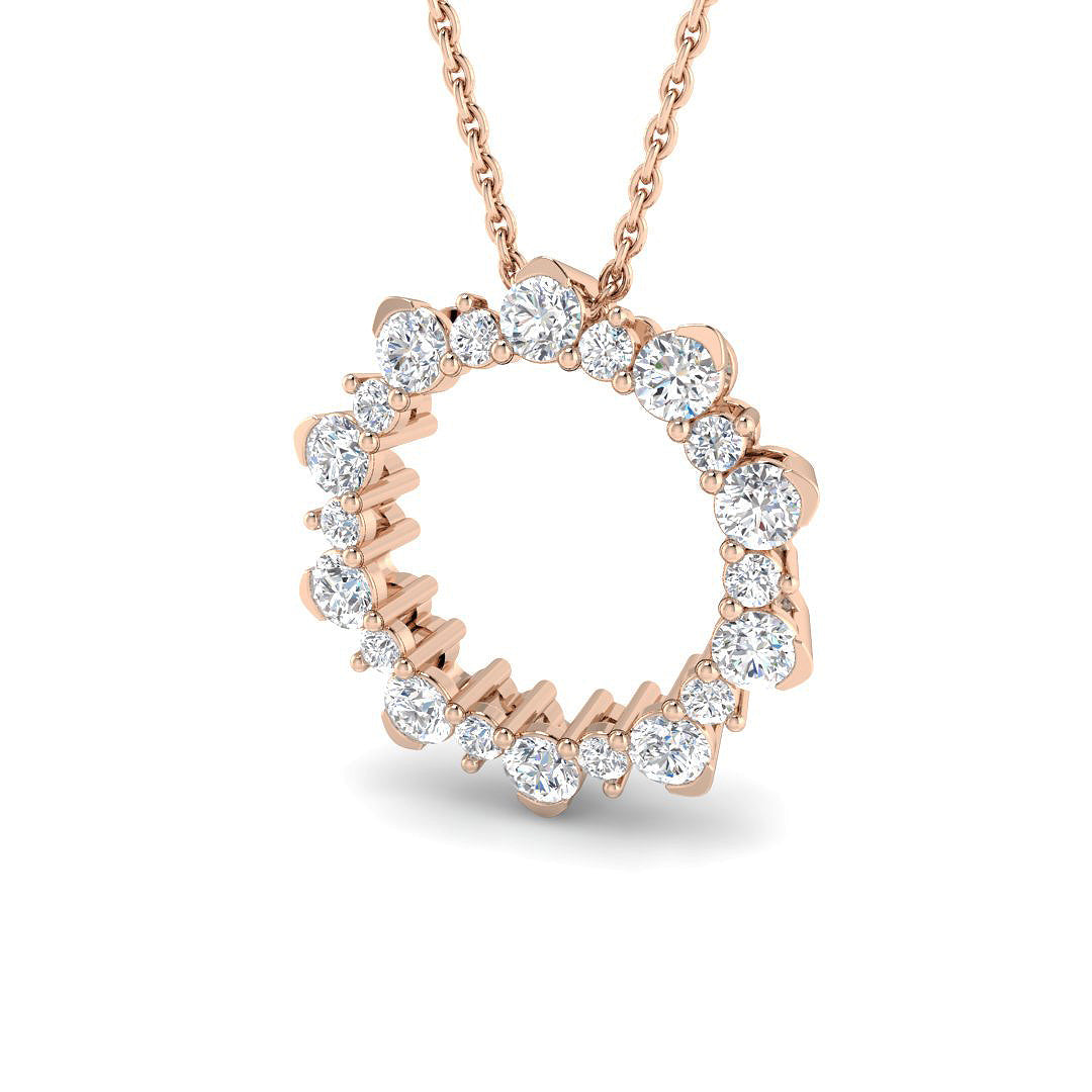 Circle of Life Diamond Ring 0.94ct – SP6225 – 18k Rose Gold