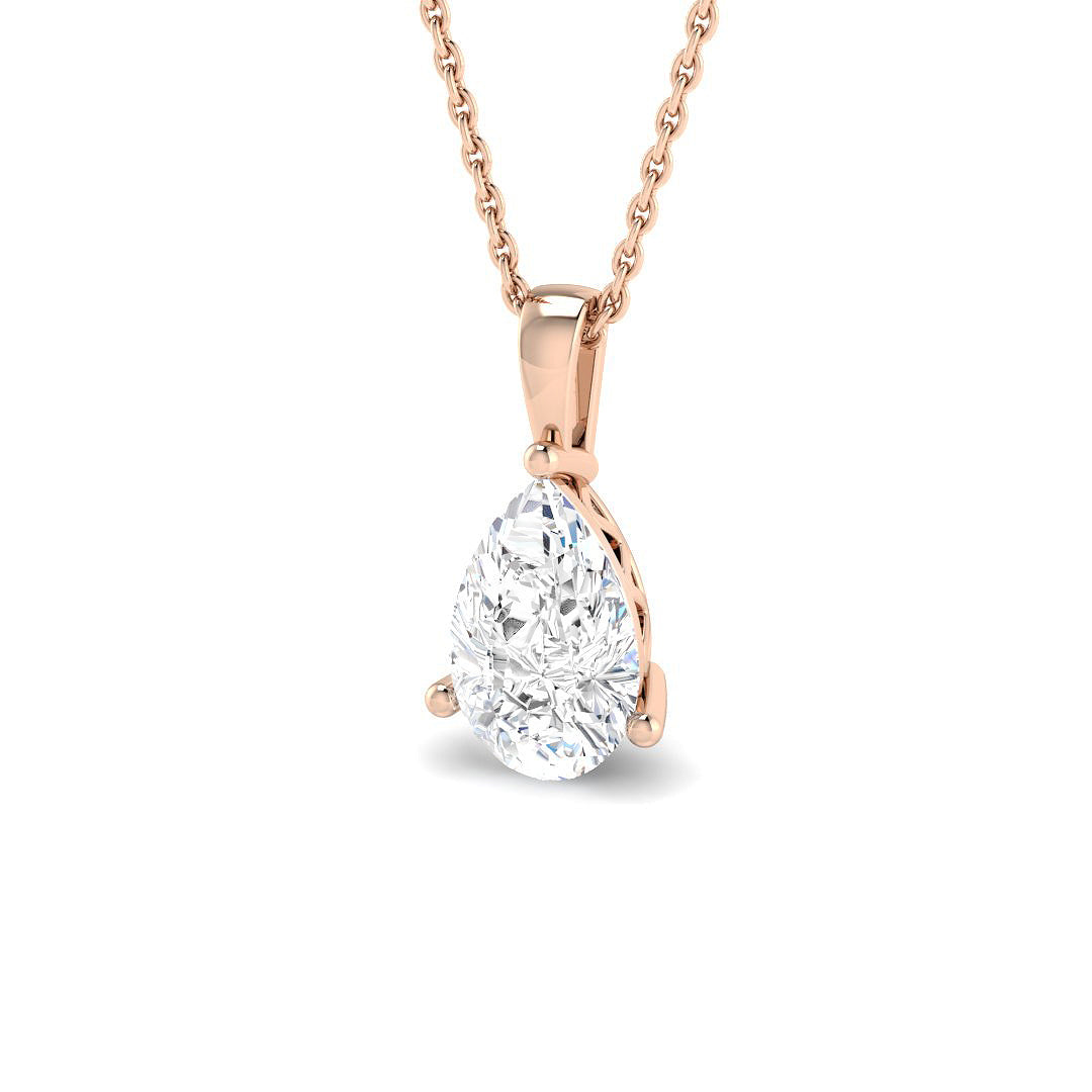 Solitaire Lab-Grown Diamond Ring 0.77ct–1.52ct – SP6725 – 18k Rose Gold