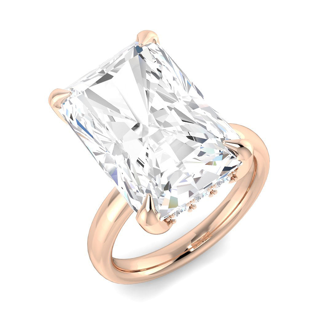 Engagement Lab-Grown Diamond Ring 10.58ct – SR6161 – 18k Rose Gold
