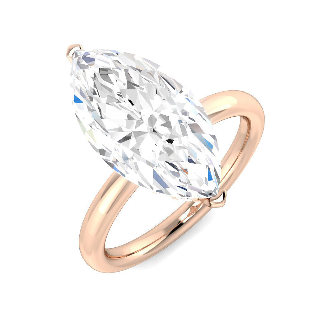 Engagement Lab-Grown Diamond Ring 4.28ct – SR5817 – 18k Rose Gold