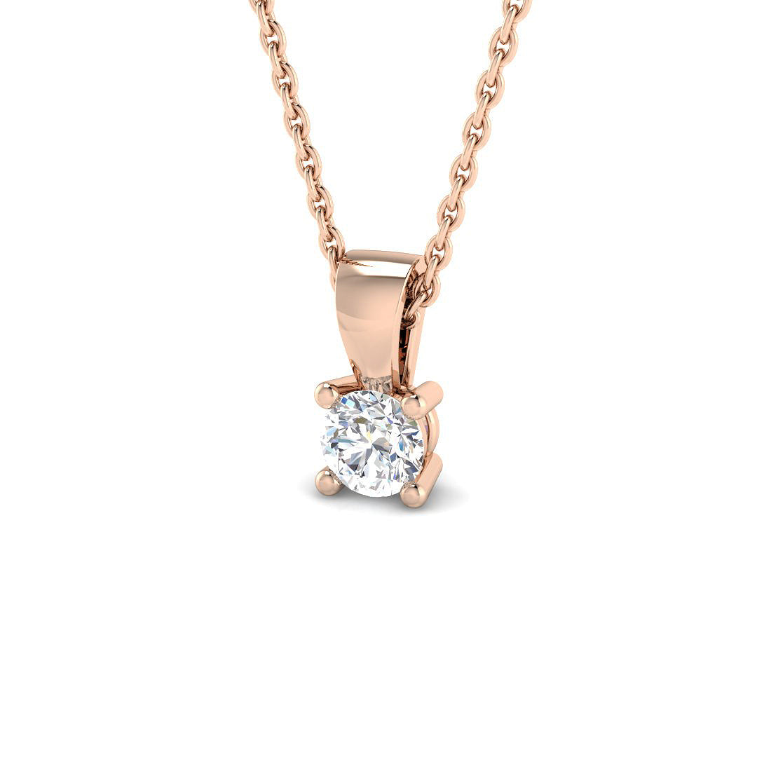 Solitaire Diamond Ring 0.49ct–0.52ct – SP4993A-5.0MM – 9k Rose Gold