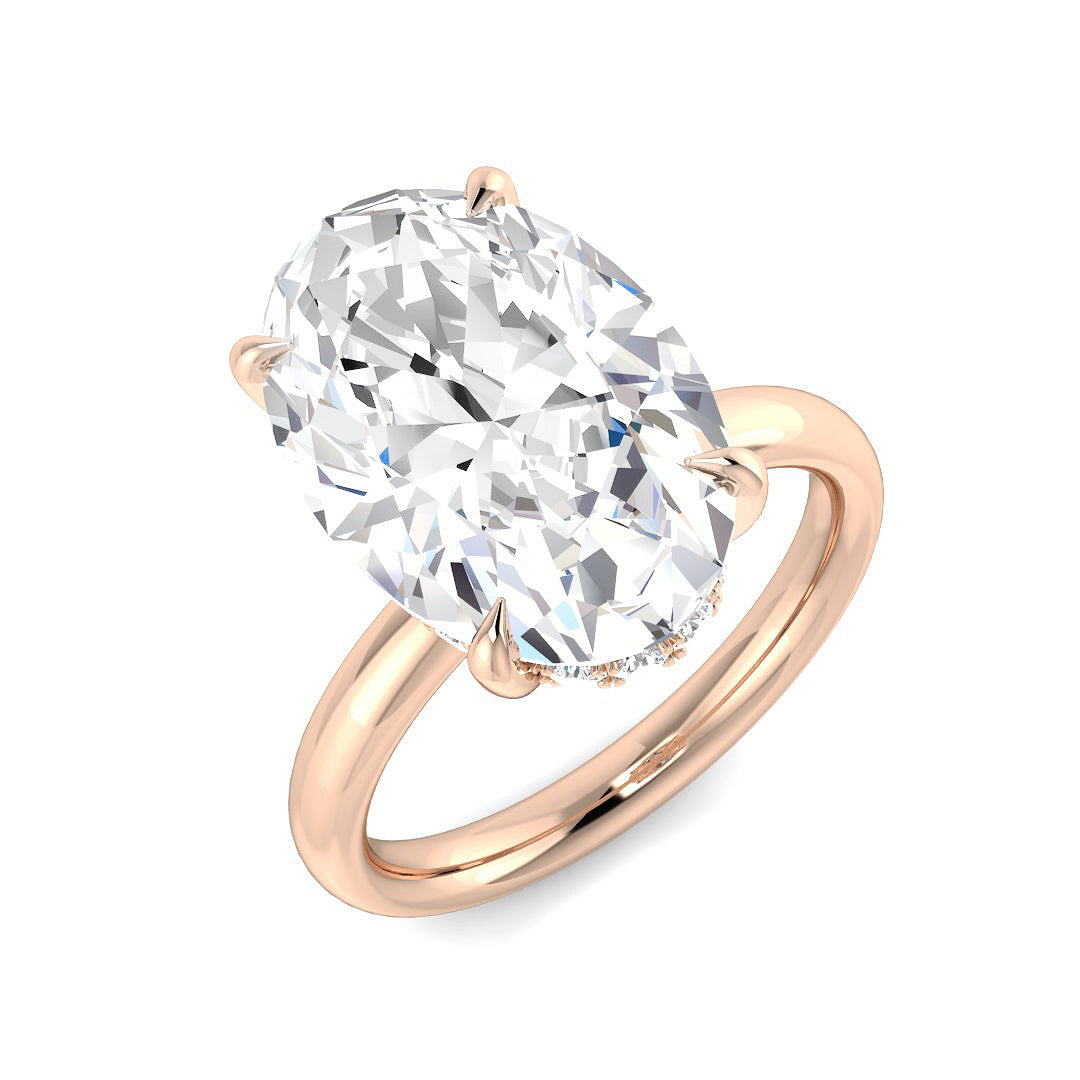 Engagement Lab-Grown Diamond Ring 6.31ct – SR6750 – 18k Rose Gold