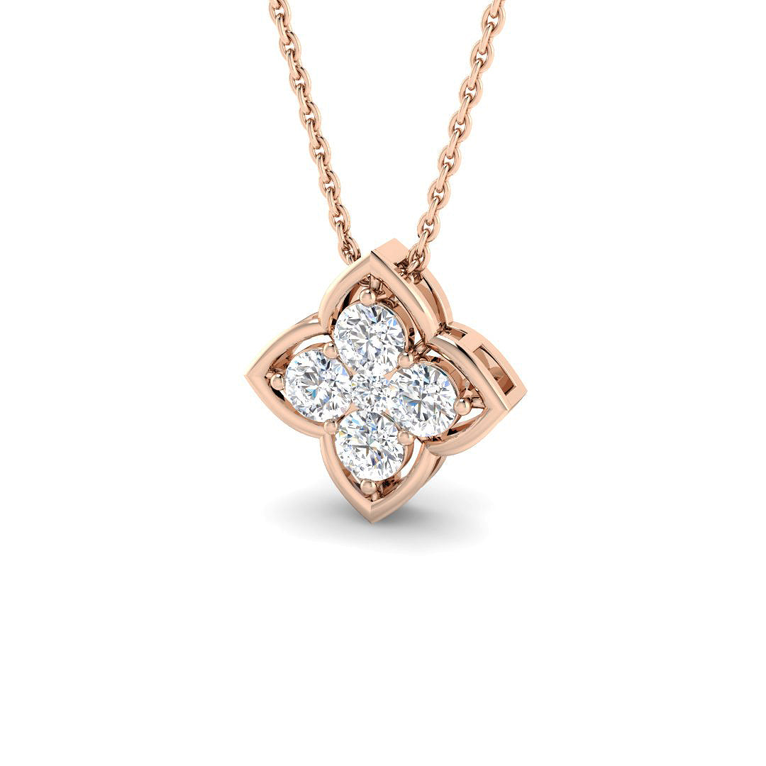 Shape Diamond Ring 0.51ct – SP6966 – 18k Rose Gold