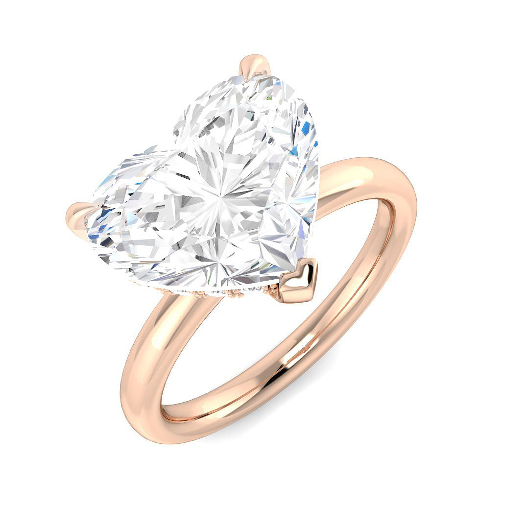 Engagement Lab-Grown Diamond Ring 5.22ct – SR6158 – 18k Rose Gold