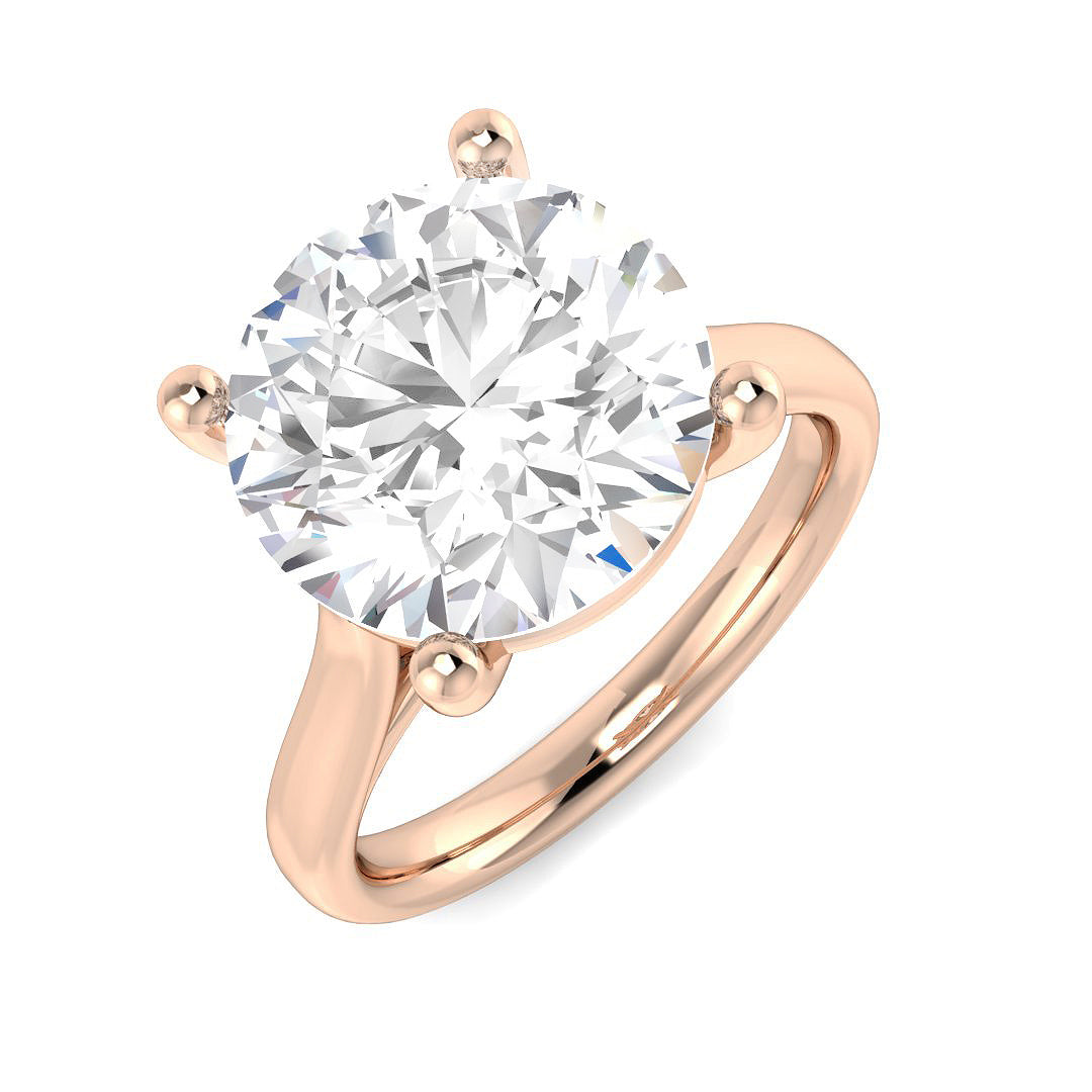 Engagement Lab-Grown Diamond Ring 7.0ct – SR6623 – 18k Rose Gold