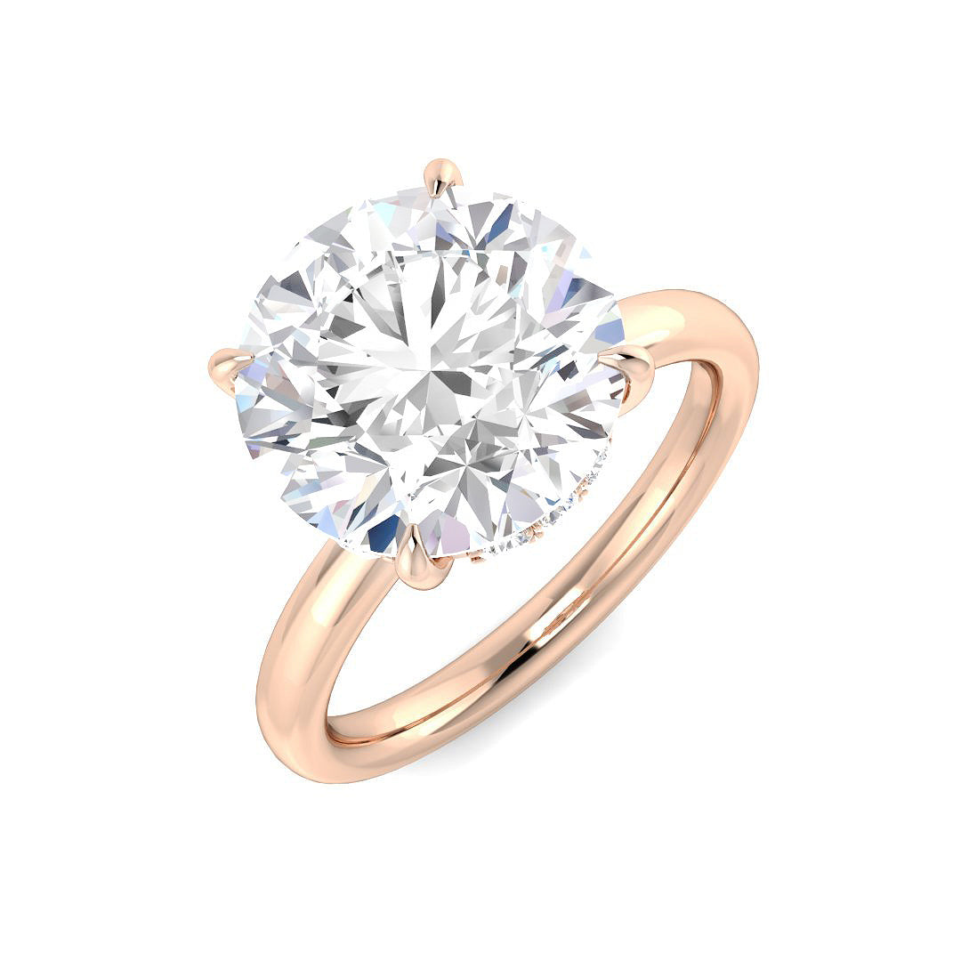 Engagement Lab-Grown Diamond Ring 5.18ct – SR5845 – 18k Rose Gold