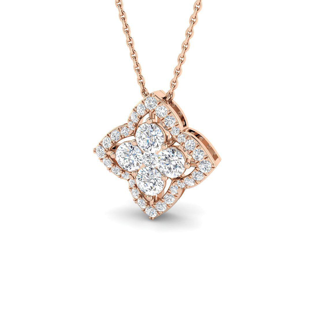 Shape Diamond Ring 0.95ct – SP6967 – 18k Rose Gold