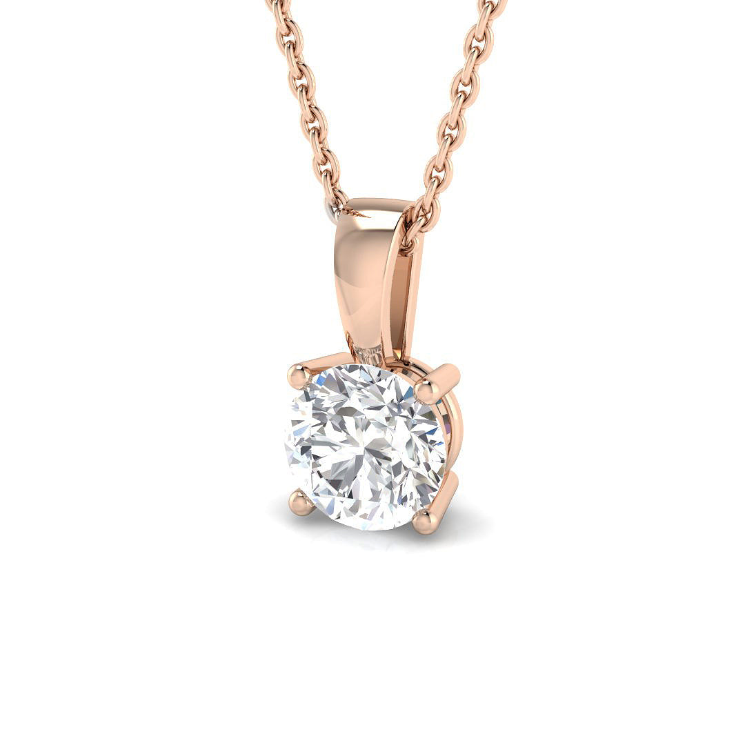 Solitaire Diamond Ring 0.78ct–0.9ct – SP4993A-6.0 – 18k Rose Gold