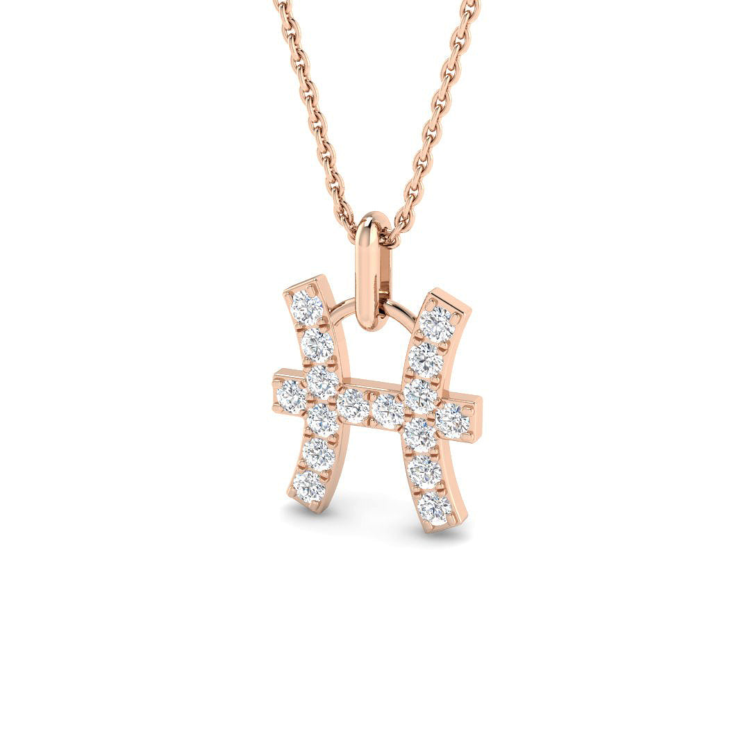 Star Signs Diamond Ring 0.34ct – SP6993 – 18k Rose Gold