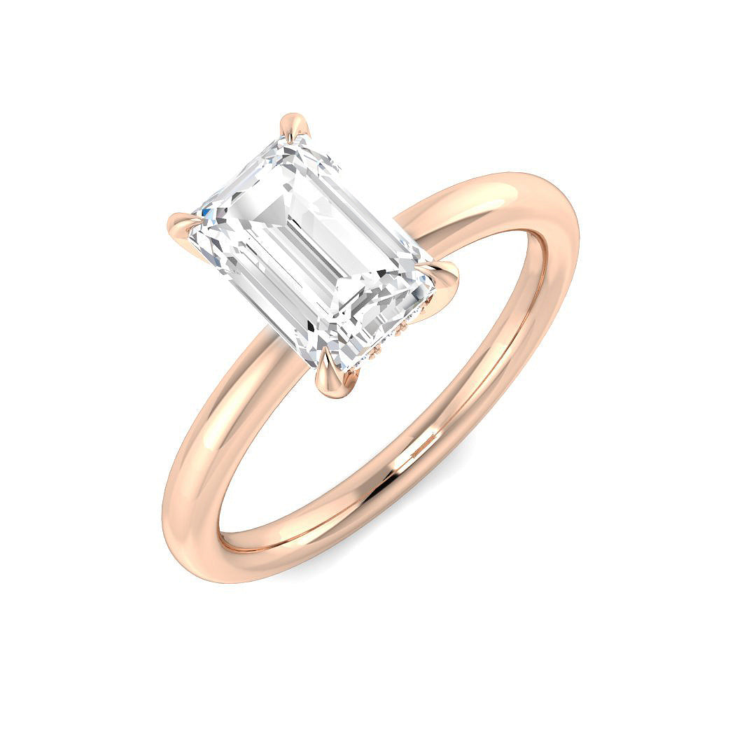 Engagement Lab-Grown Diamond Ring 1.61ct – SR3772 – 18k Rose Gold