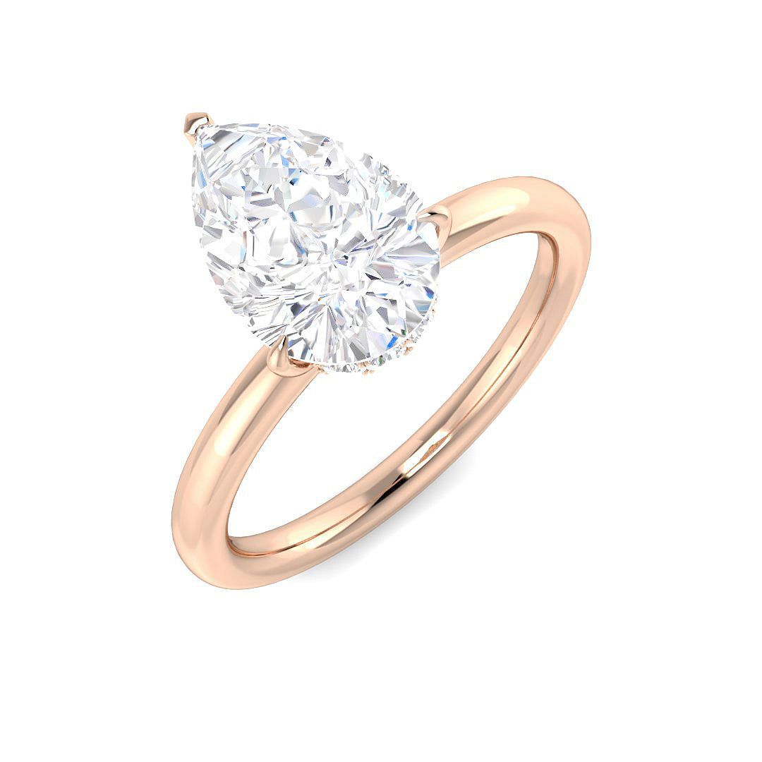 Engagement Lab-Grown Diamond Ring 2.15ct–2.17ct – SR5680 – 18k Rose Gold