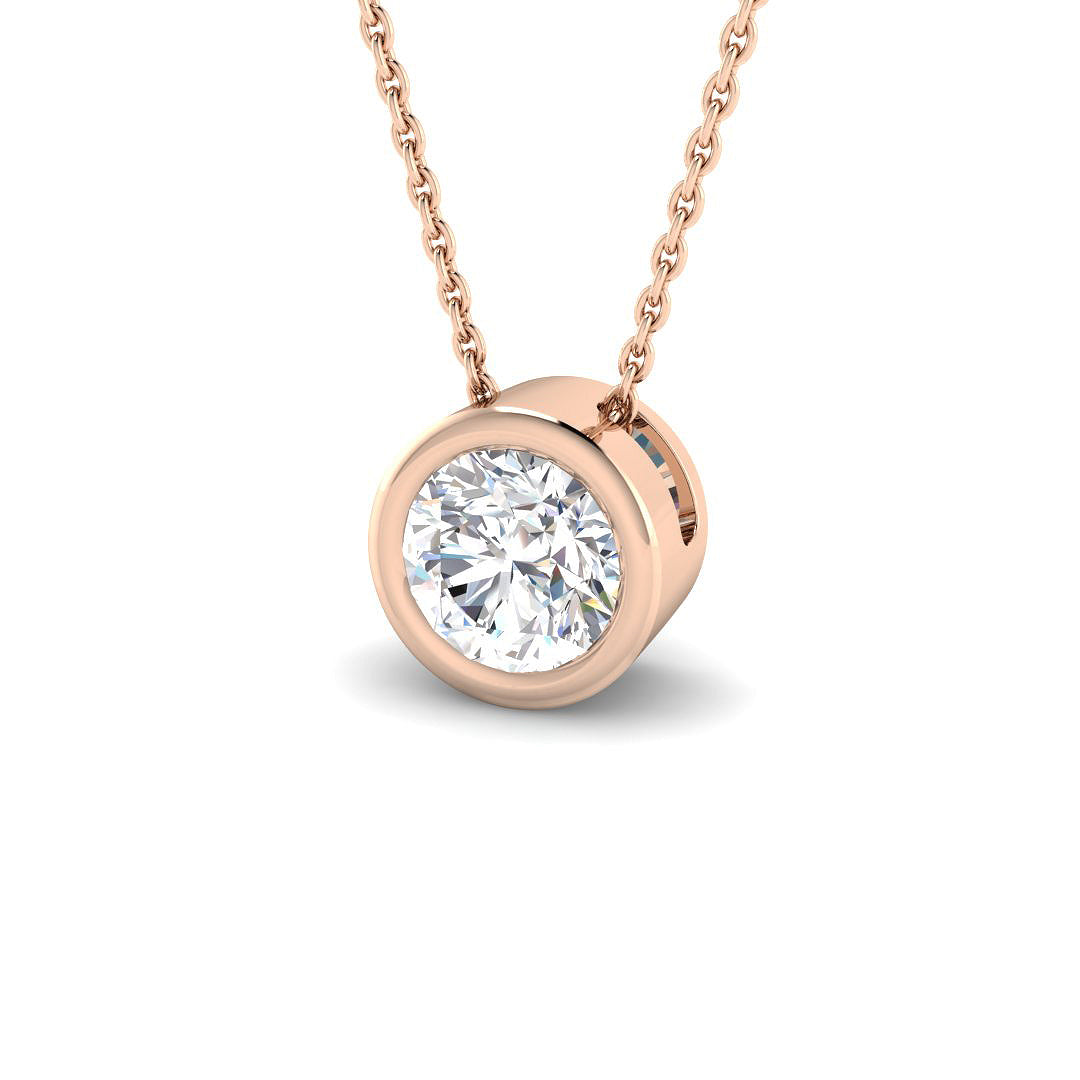 Solitaire Diamond Ring 0.17ct–1.02ct – SP6367 – 18k Rose Gold