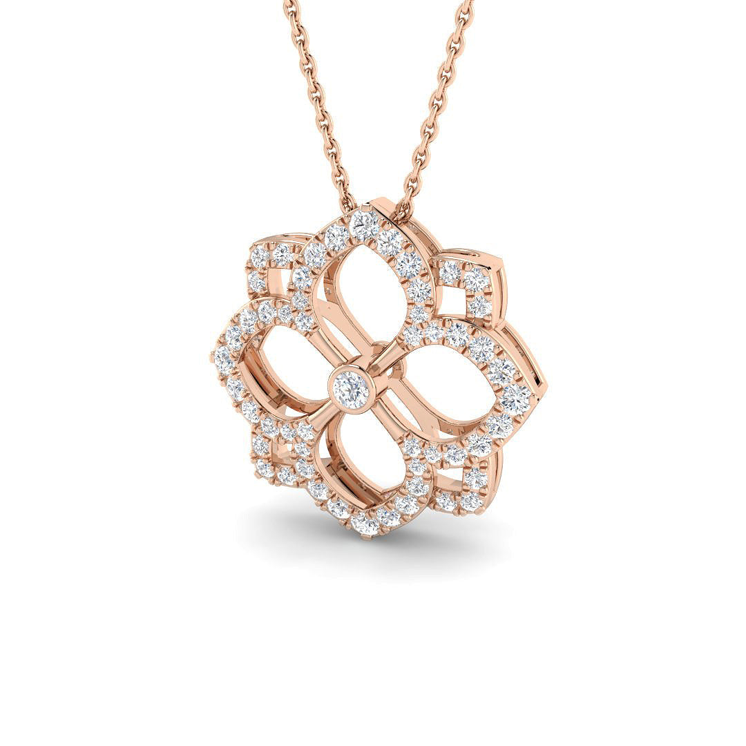 Shape Diamond Ring 0.51ct – SP6970 – 18k Rose Gold