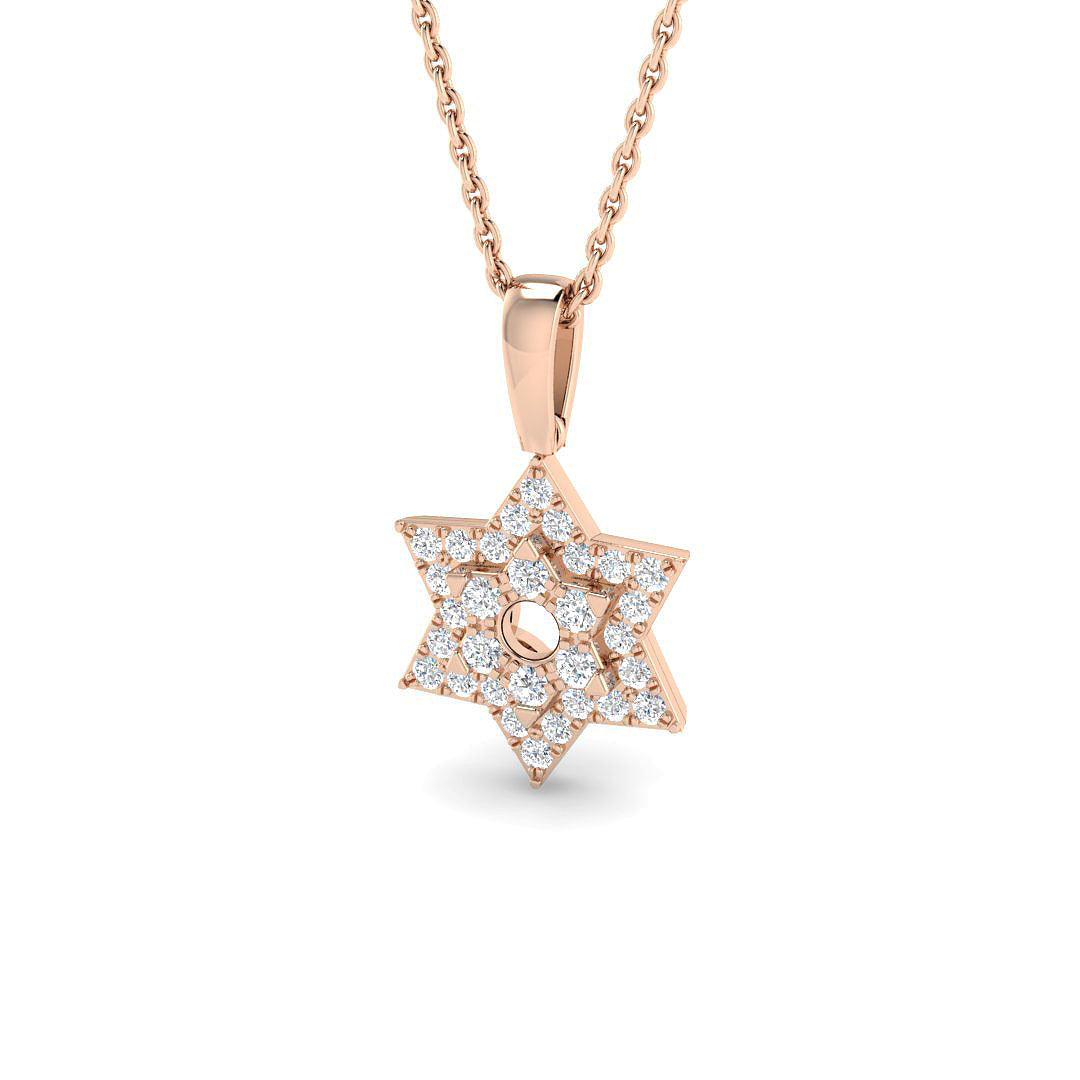 Shape Diamond Ring 0.27ct – SP6973 – 18k Rose Gold