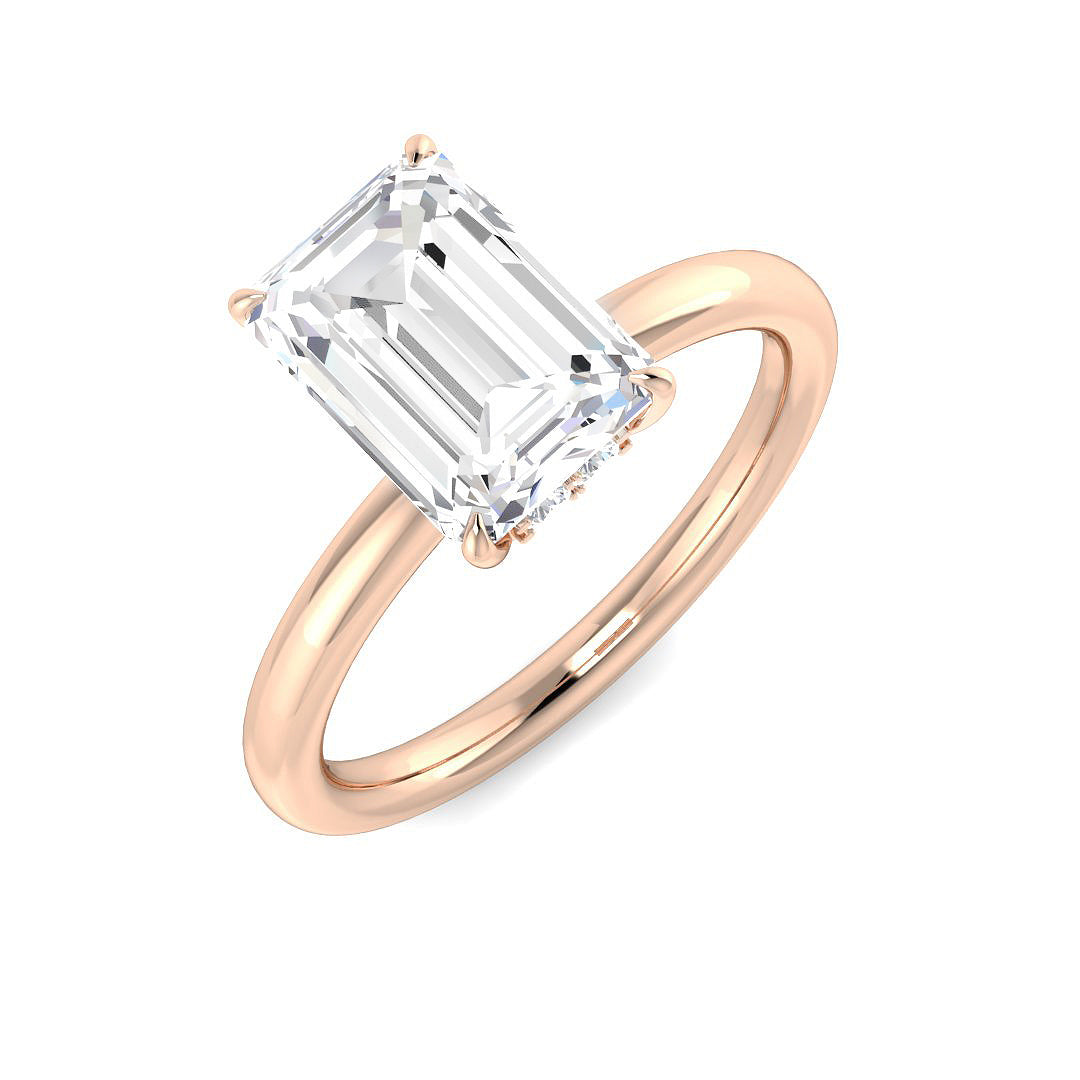 Engagement Lab-Grown Diamond Ring 2.15ct–2.17ct – SR5655 – 18k Rose Gold