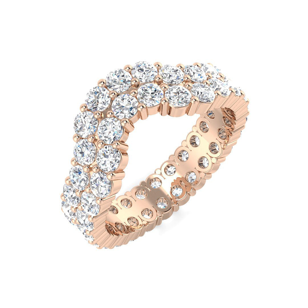 Wishbone Diamond Ring 2.68ct – SR5600 – 18k Rose Gold