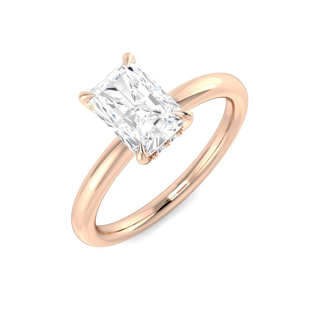 Engagement Lab-Grown Diamond Ring 1.29ct – SR4947 – 18k Rose Gold