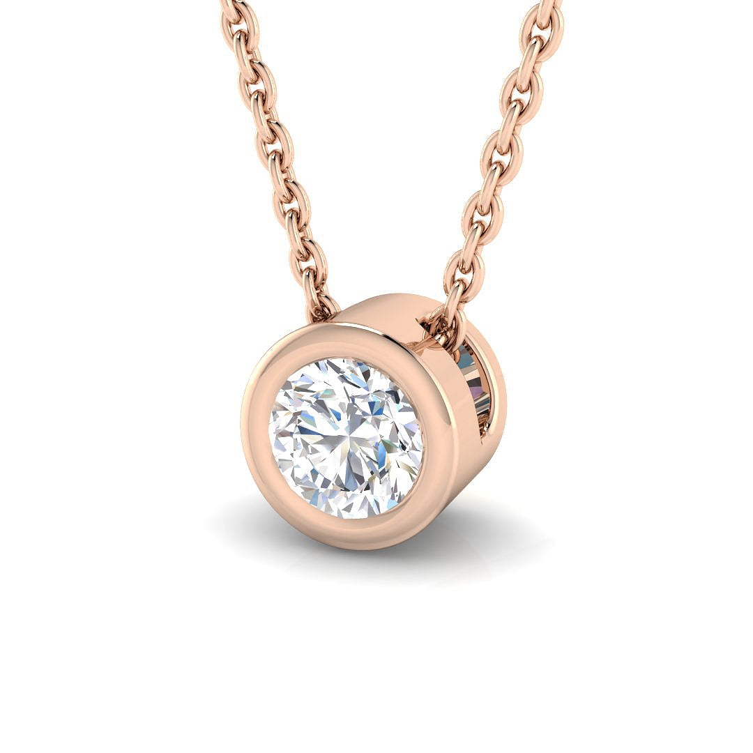 Solitaire Diamond Ring 0.17ct–1.02ct – SP6367 – 18k Rose Gold