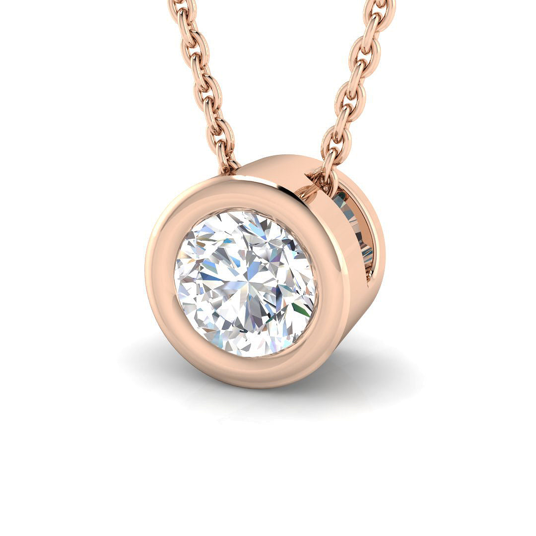 Solitaire Diamond Ring 0.17ct–1.02ct – SP6367 – 18k Rose Gold