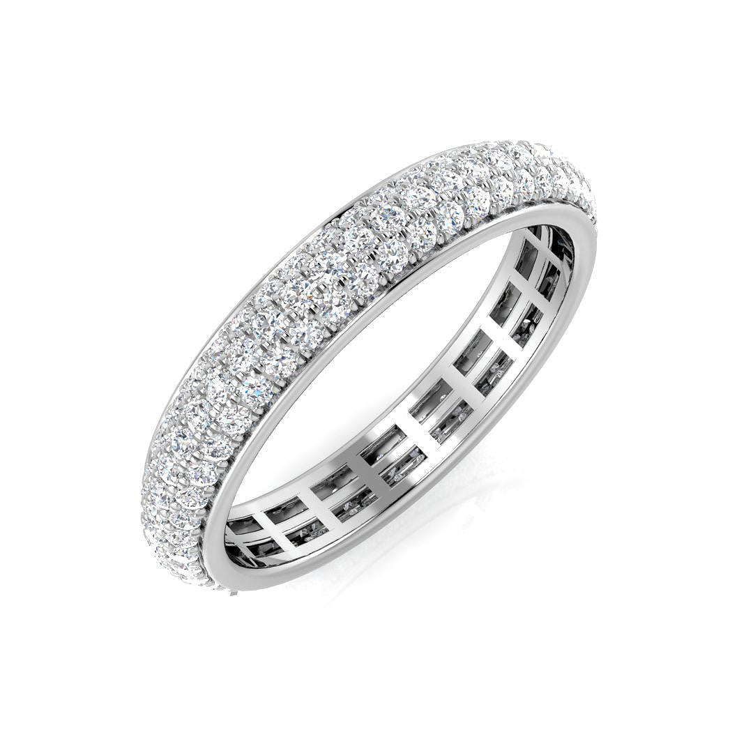 Full Eternity Diamond Ring 1.0ct – BJR0060 – 18k White Gold
