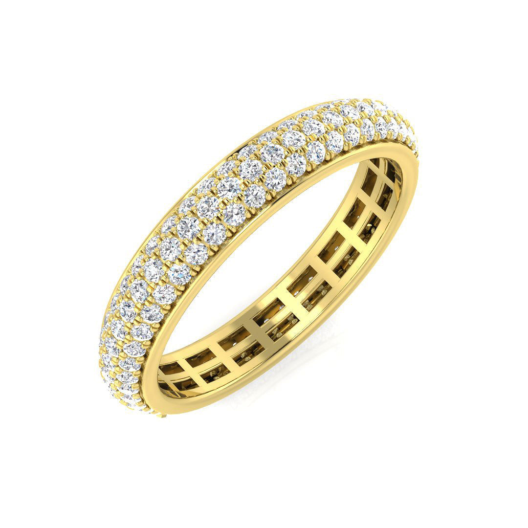 Full Eternity Diamond Ring 1.0ct – BJR0060 – 18k Yellow Gold