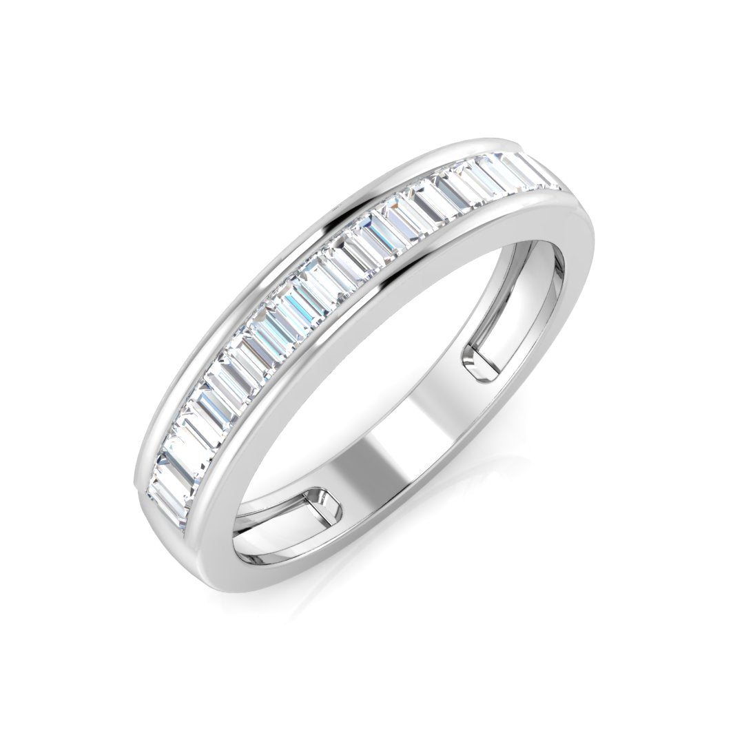 Half Eternity Diamond Ring 0.28ct–0.94ct – BJR0131B – 18k White Gold