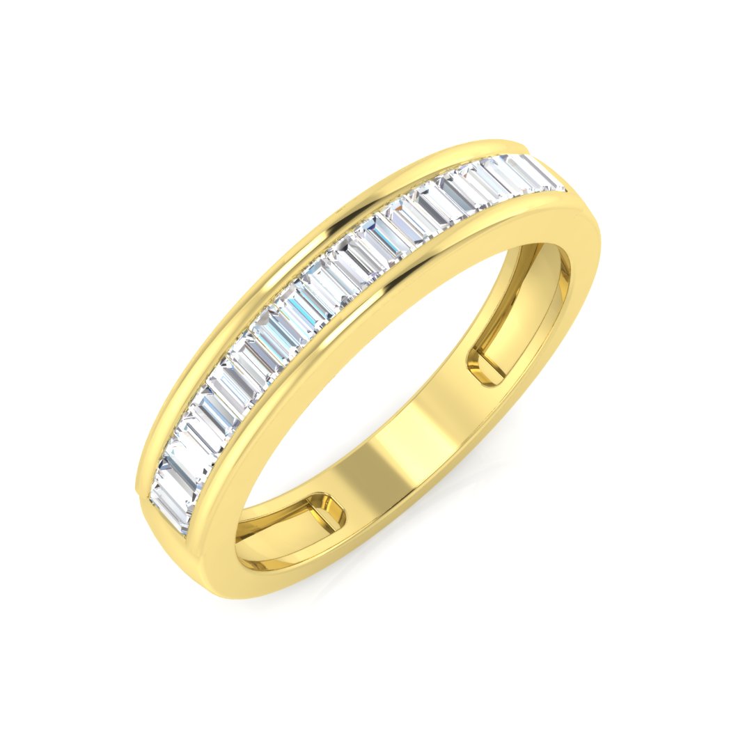 Half Eternity Diamond Ring 0.28ct–0.94ct – BJR0131B – 18k Yellow Gold
