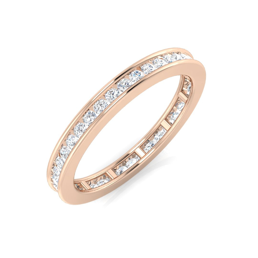 Full Eternity Diamond Ring 0.5ct–3.3ct – SL4304 – 18k Rose Gold