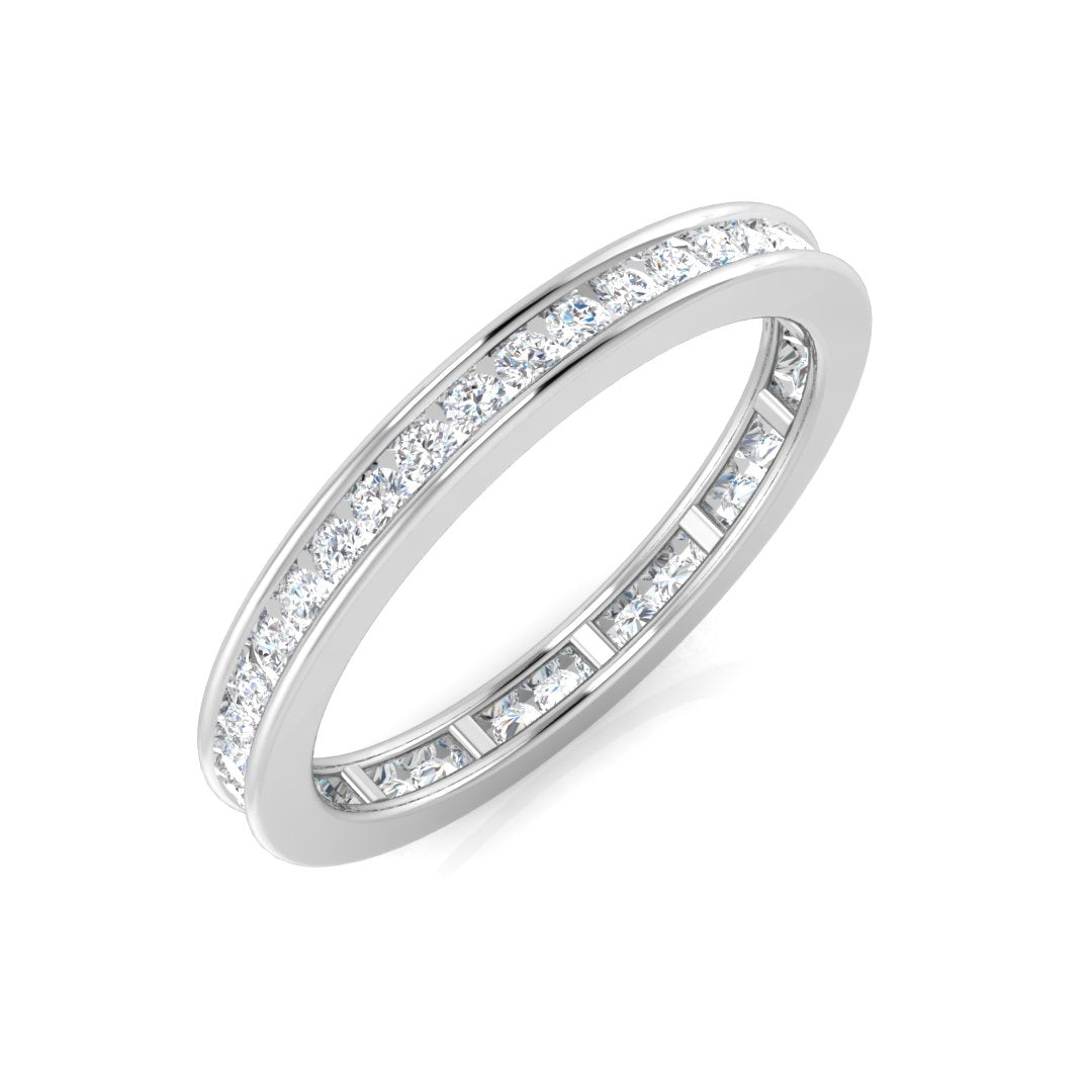 Full Eternity Diamond Ring 0.5ct–3.3ct – SL4304 – 18k White Gold