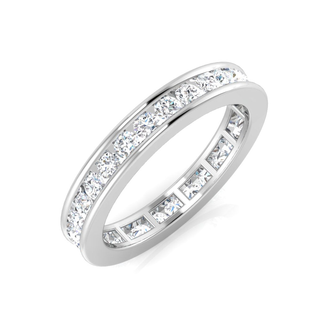 Full Eternity Diamond Ring 0.5ct–3.3ct – SL4304 – 18k White Gold