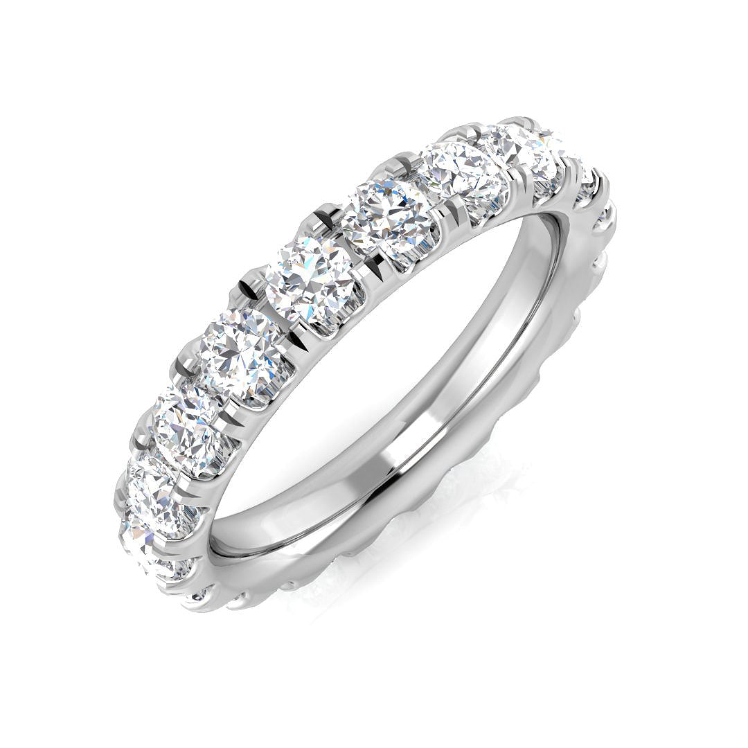 Full Eternity Diamond Ring 0.2ct–4.15ct – SR512 – 18k White Gold