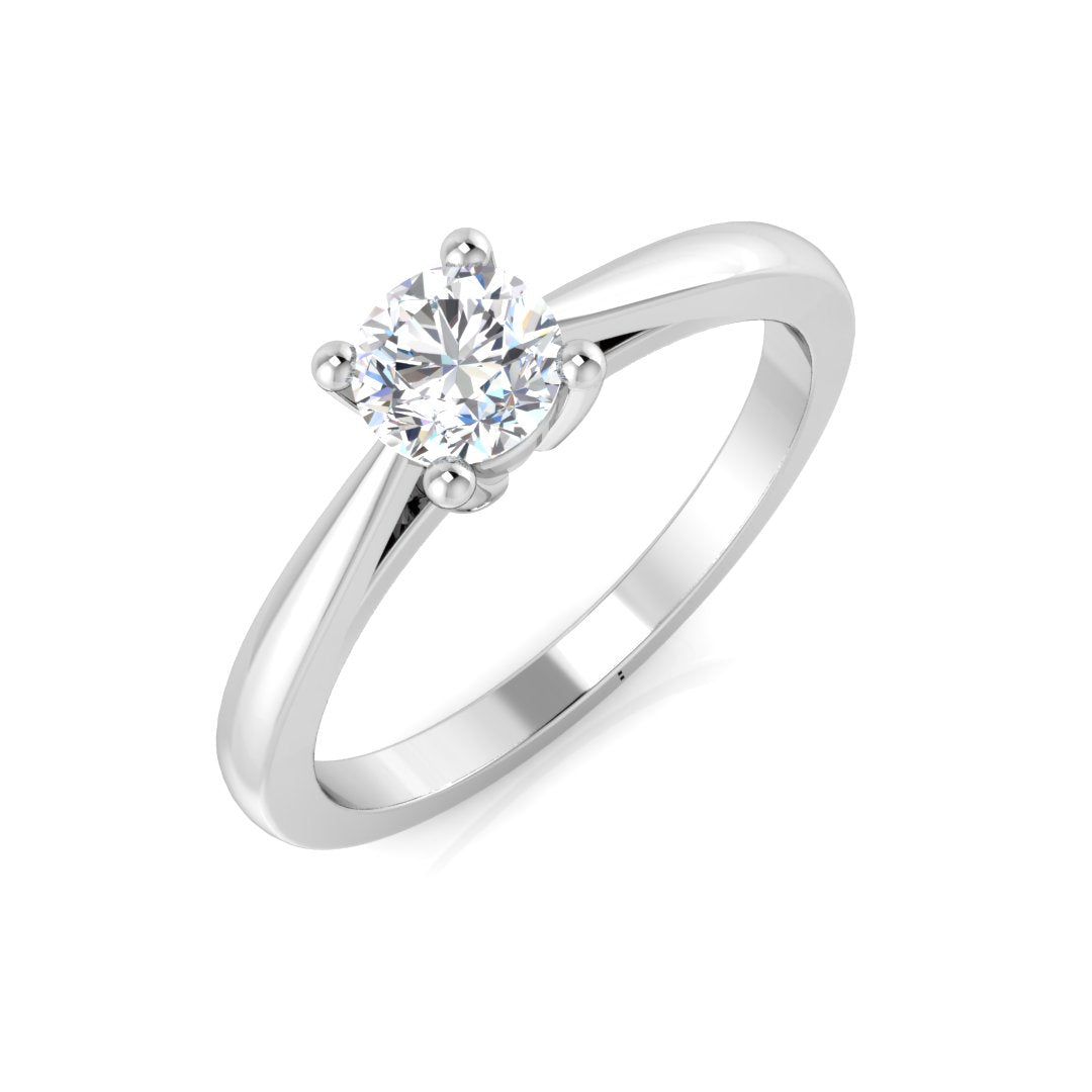 Engagement Diamond Ring 0.4ct–0.42ct – BJR0281 – 18k White Gold