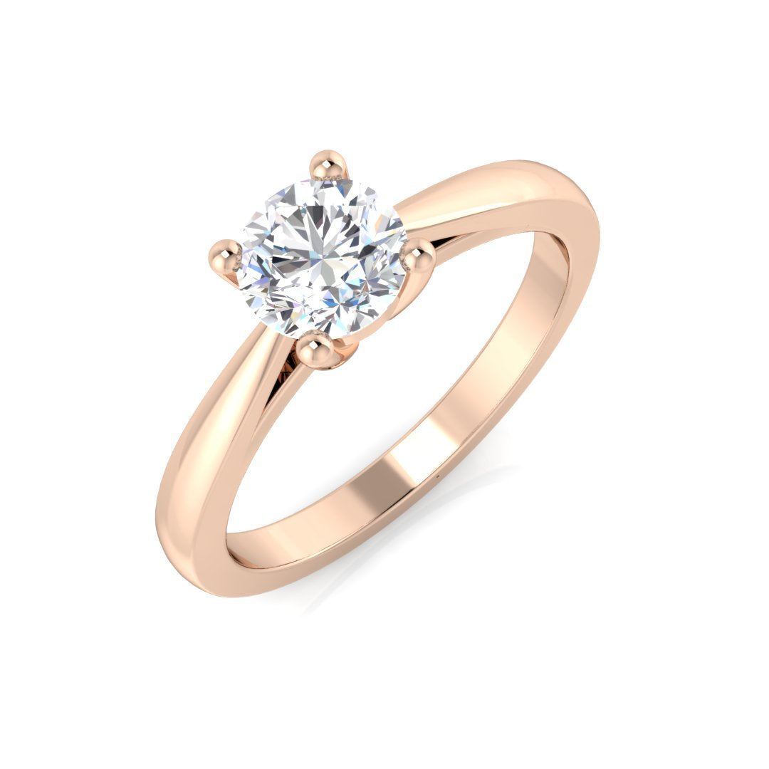 Engagement Diamond Ring 0.7ct–0.71ct – BJR0283 – 18k Rose Gold
