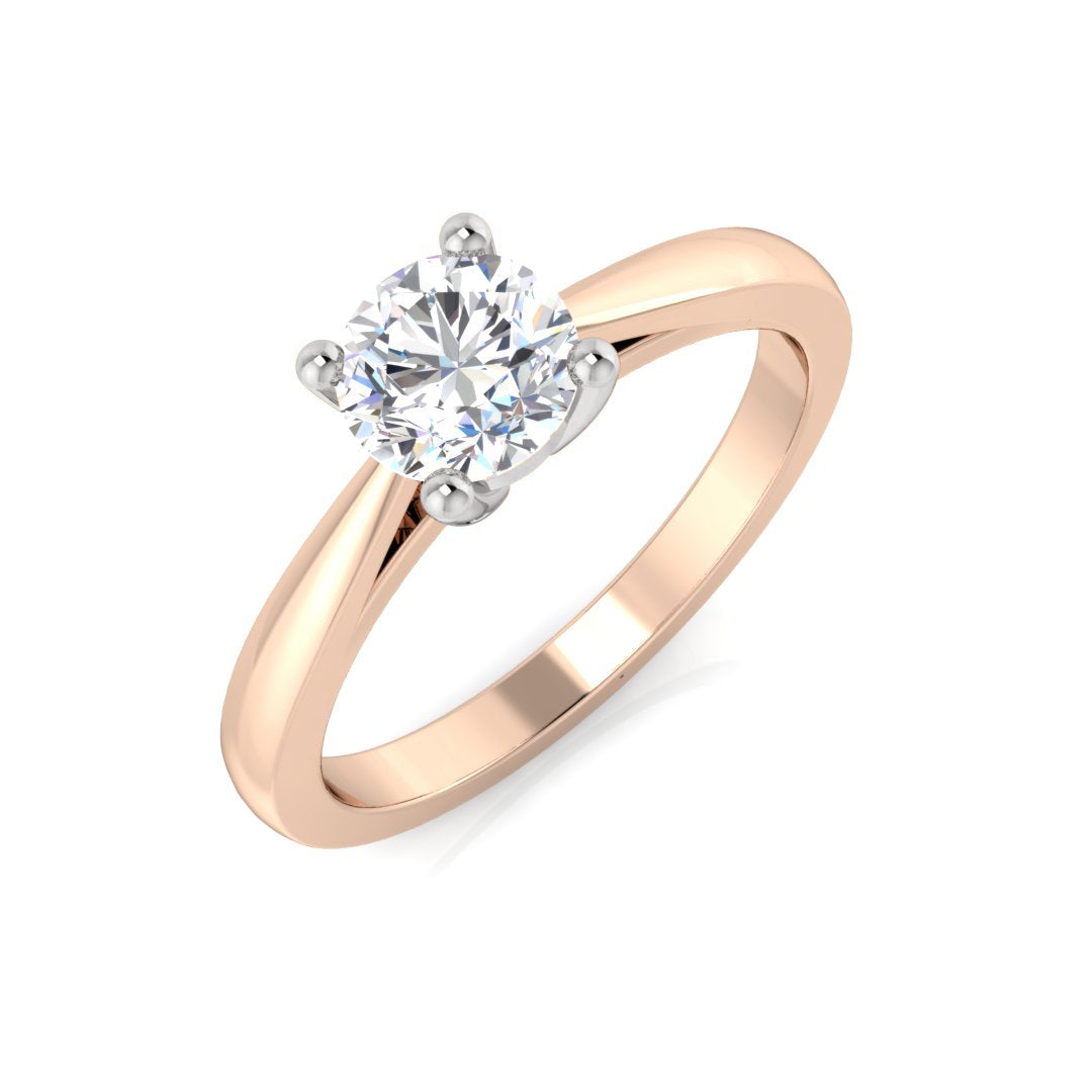 Engagement Diamond Ring 0.7ct–0.71ct – BJR0283 – 18k Rose Gold