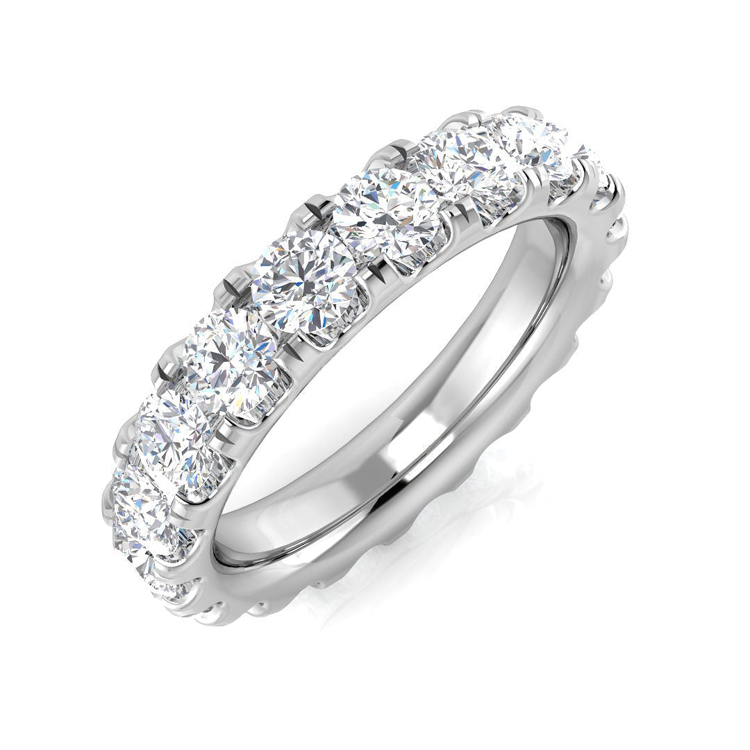 Full Eternity Diamond Ring 0.2ct–4.15ct – SR512 – 18k White Gold