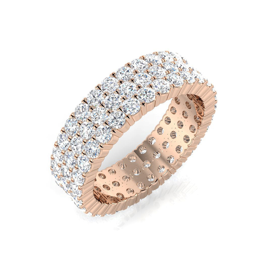 Full Eternity Diamond Ring 1.88ct–8.38ct – BJR0312 – 18k Rose Gold