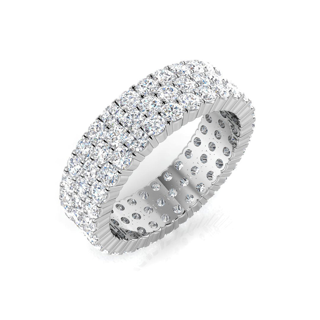 Full Eternity Diamond Ring 1.88ct–8.38ct – BJR0312 – 18k White Gold